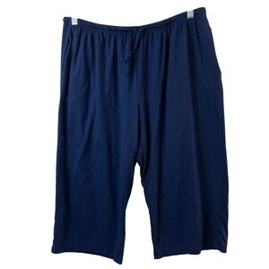 Ekouaer‎  Lounge Sleep Pants Women's XL Navy Blue Elastic Waist Drawstring